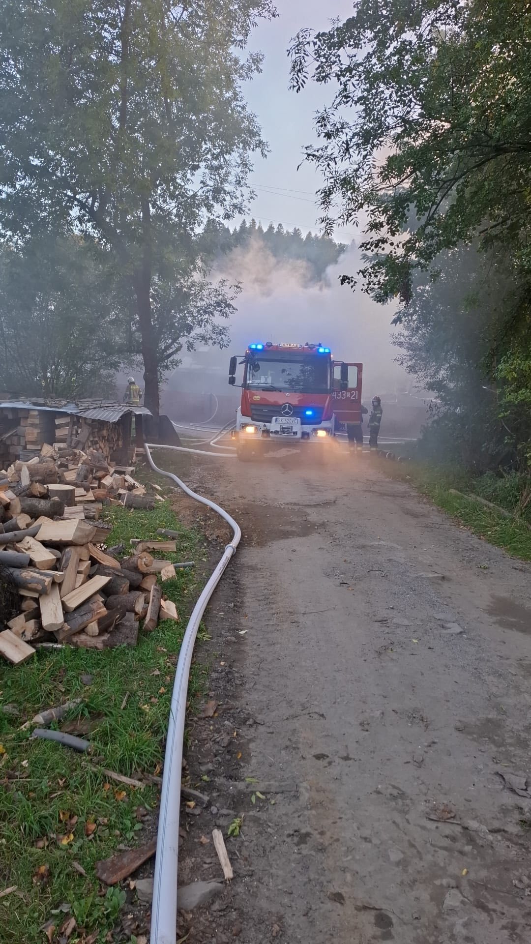 Pożar pensjonatu wisła