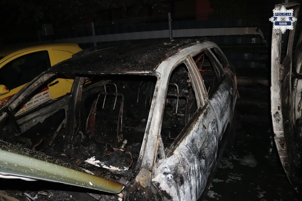 Podpalenia samochodów w rybniku