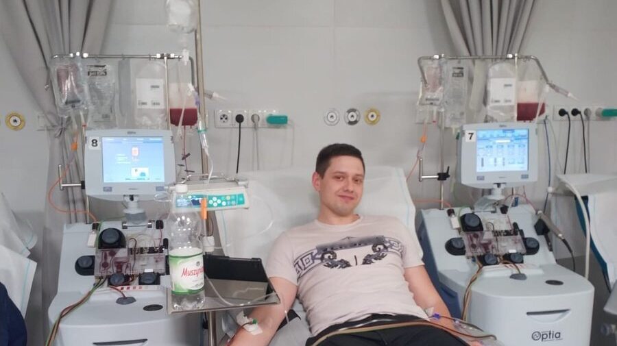 Policjant dawcą szpiku