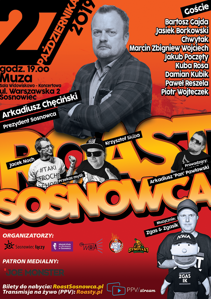 Poster roast sosnowca podglad2
