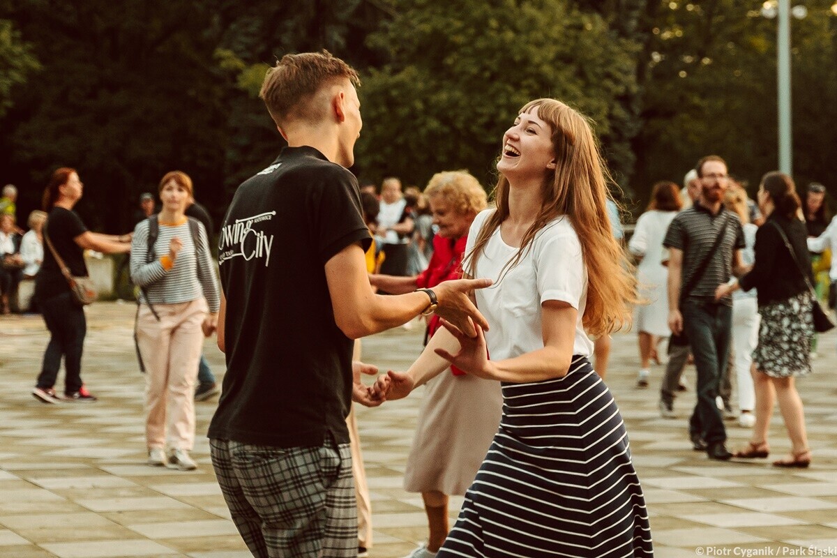 Potancowki w parku slaskim