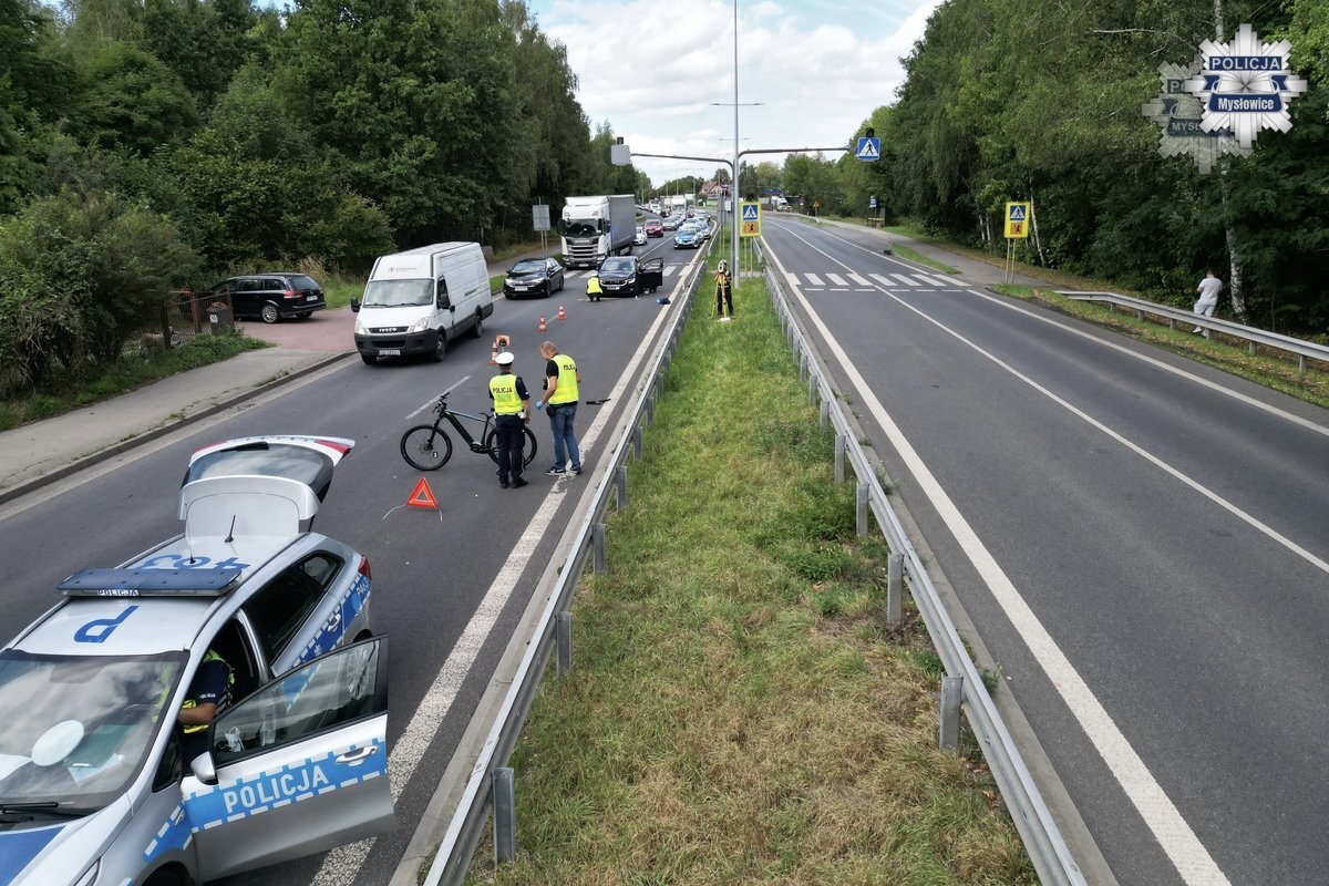 Potrącenie w mysłowicach
