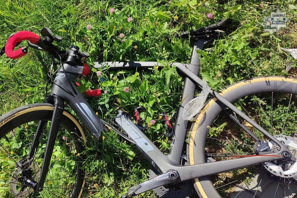 Potracenie rowerzysty myslowice