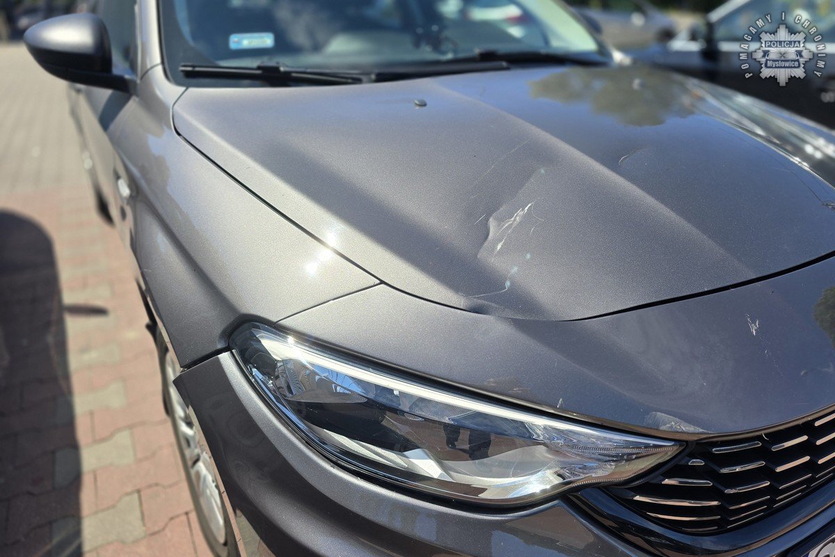 Potracenie rowerzysty w myslowicach