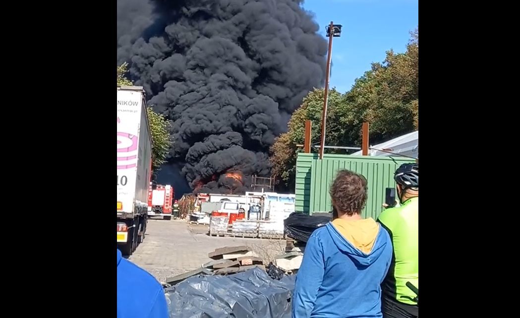 Pozar stolarzowice bytom