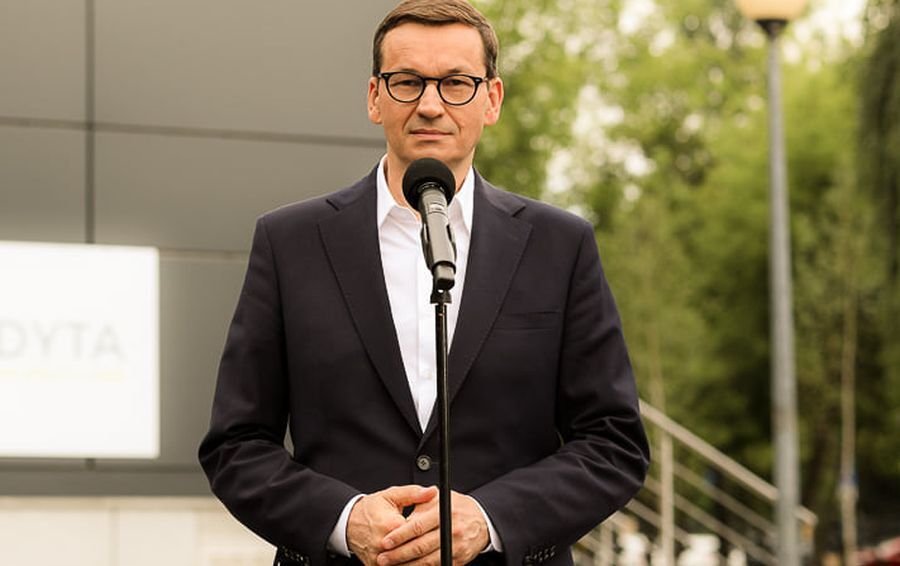 Premier morawiecki slaskie