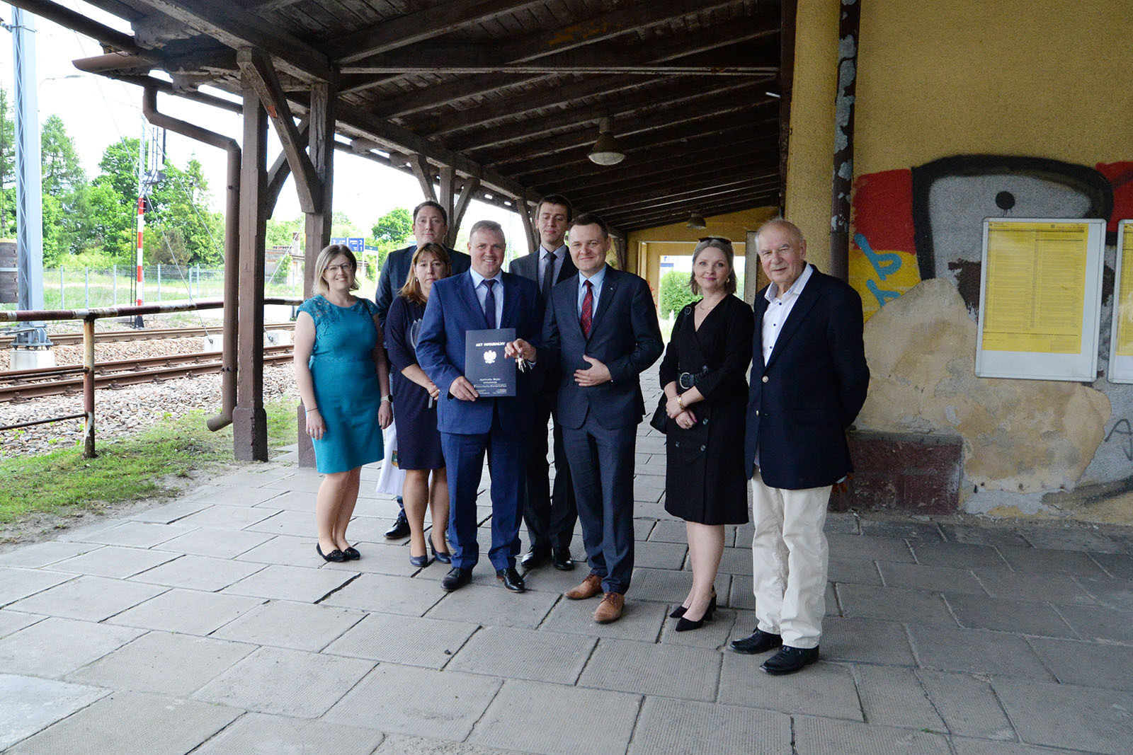 Przekazanie budynku dworca