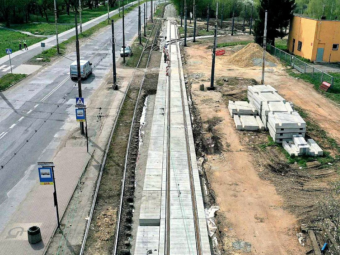 Remont torowiska w Dabrowie gorniczej