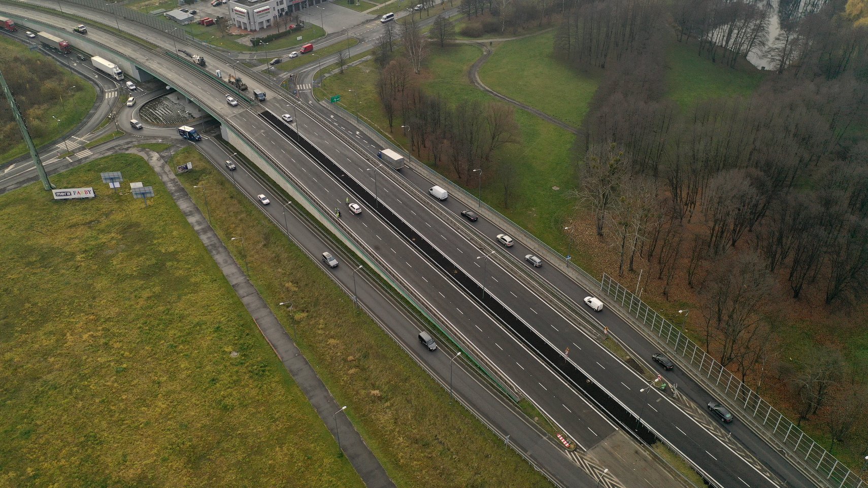 Remont wiaduktu w Tychach