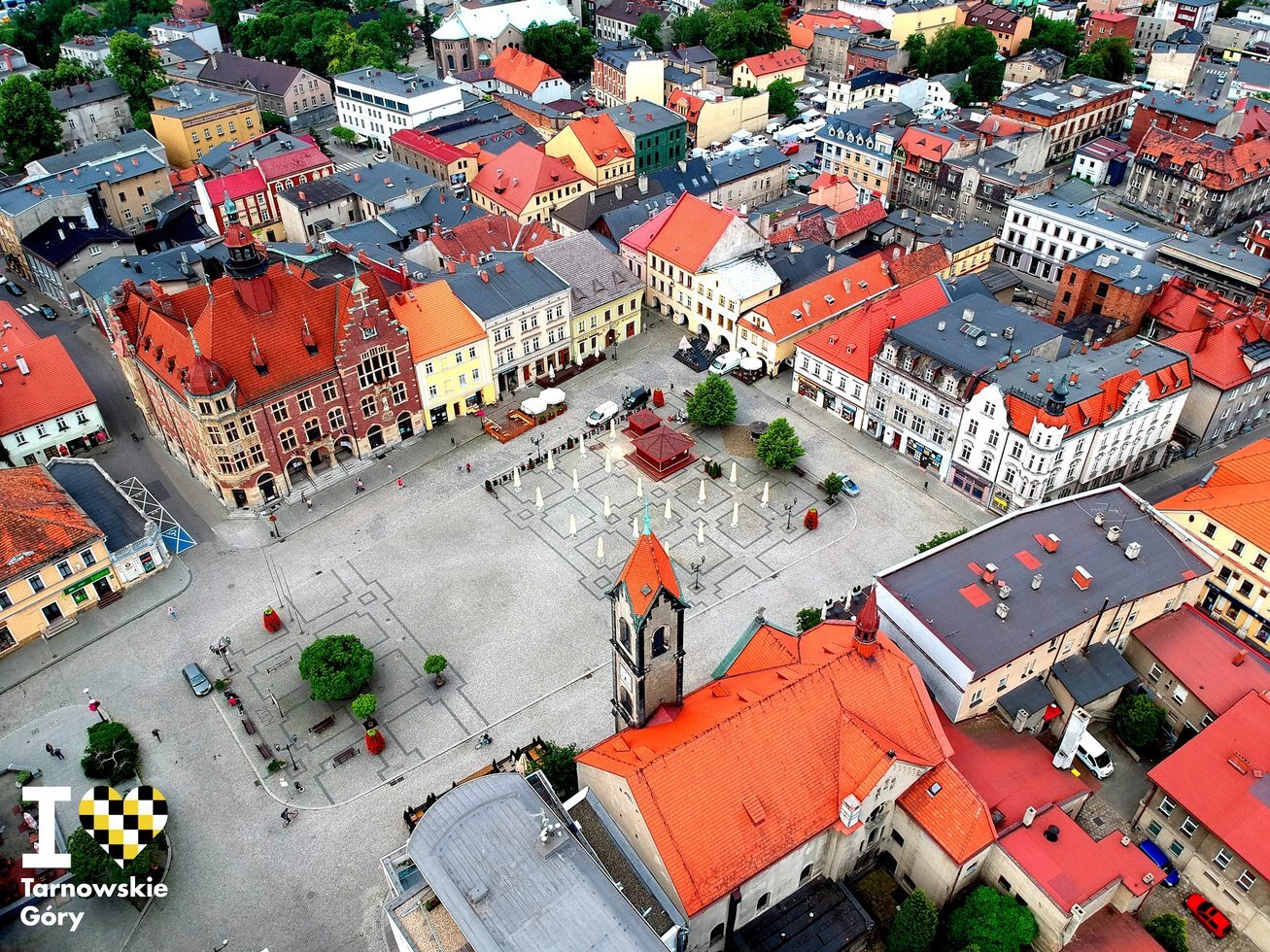 Rynek z gory tarnowskie gory
