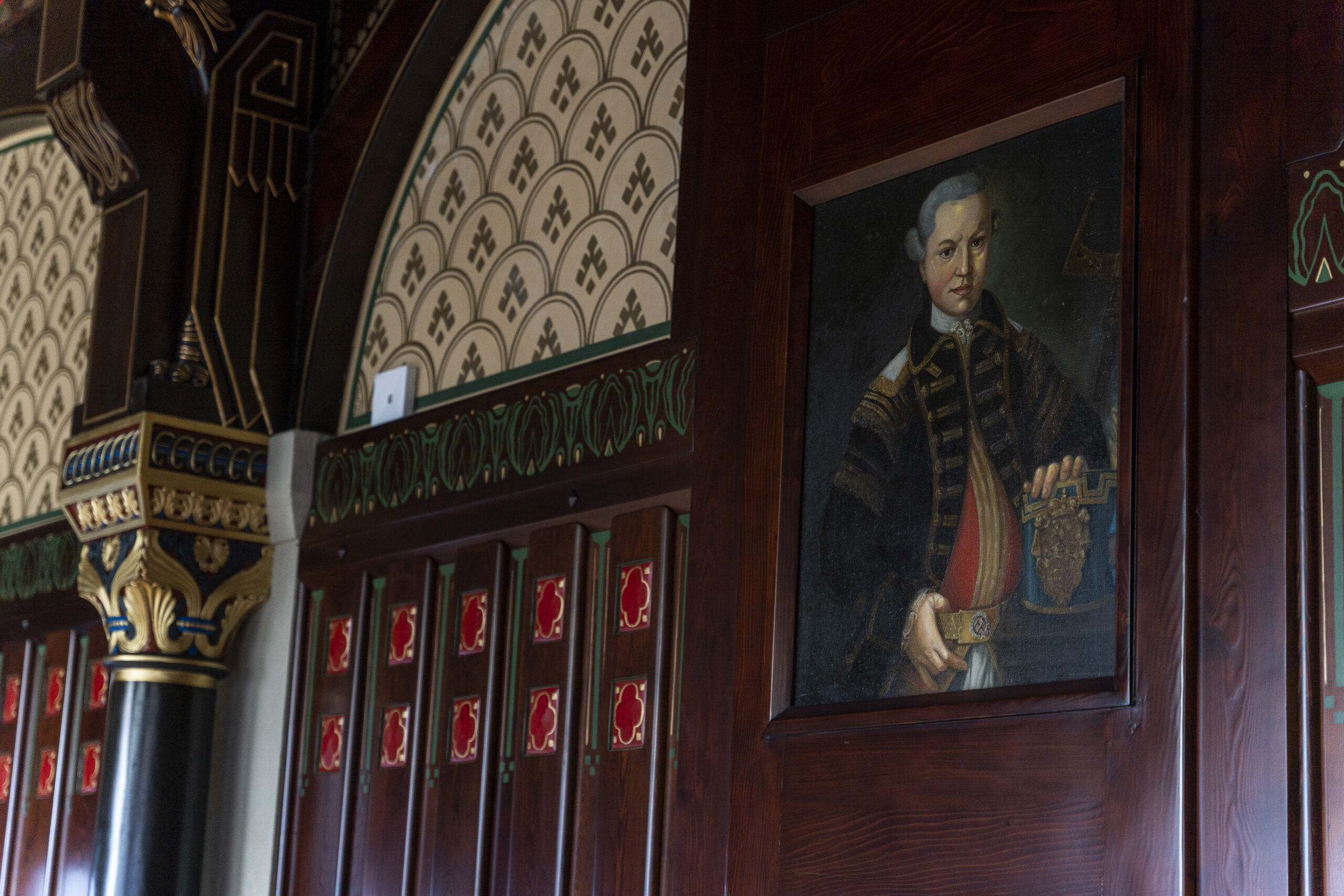 odrestaurowana sala witrażowa w Zabrzu