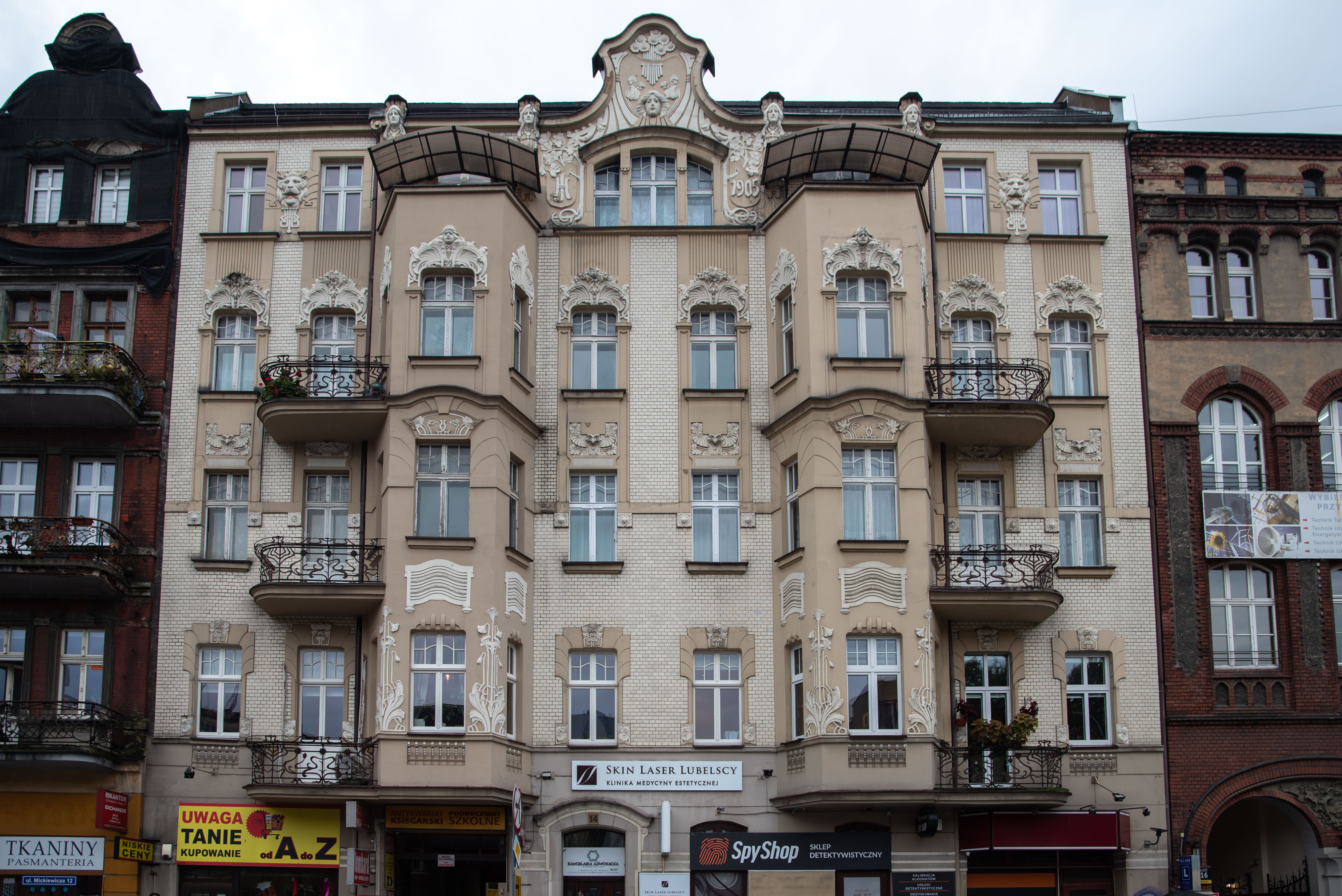 Secesyjna kamienica Mickiewicza 14