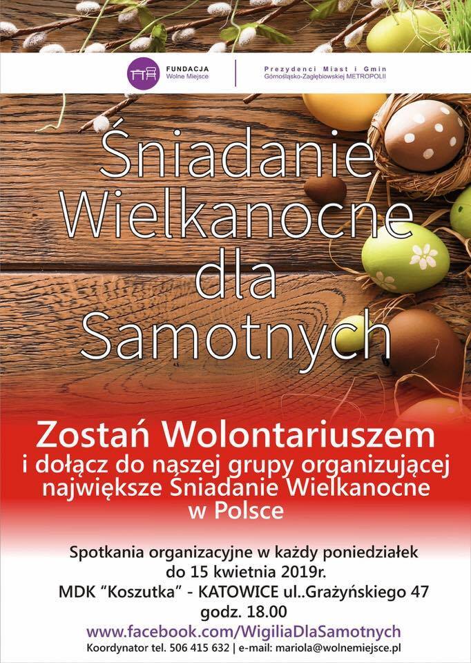 Sniadania wielkanocne fundacja wolne miejsce