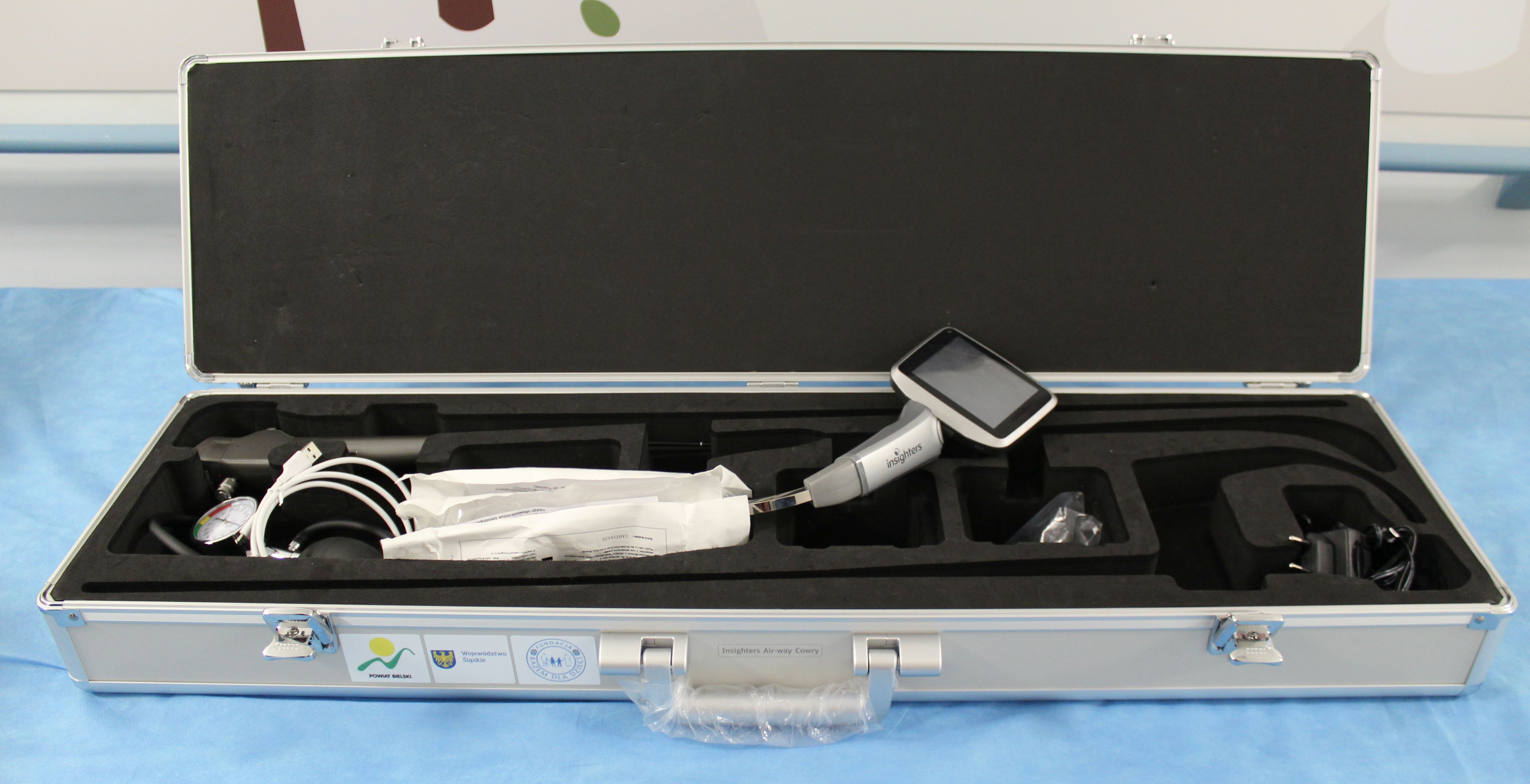 zestaw do trudnej intubacji w bielskim szpitalu pediatrycznym