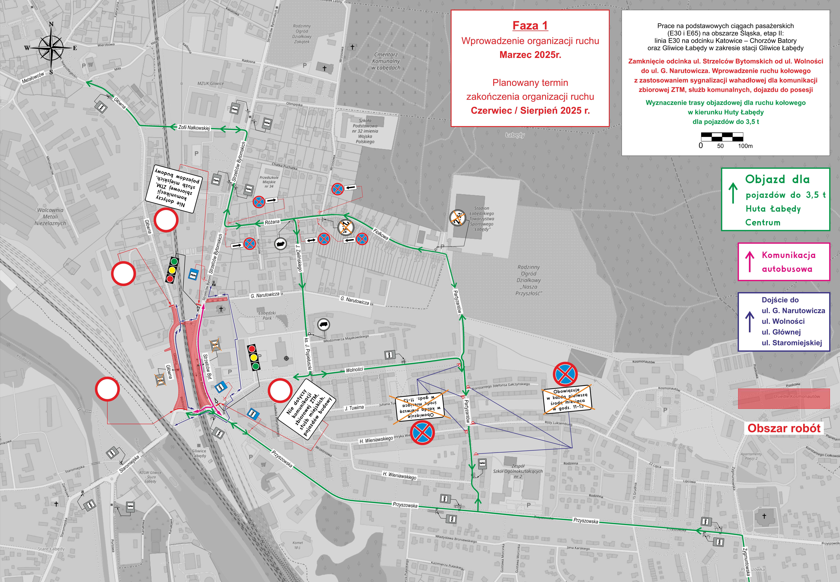 Stacja łabedy zmiany