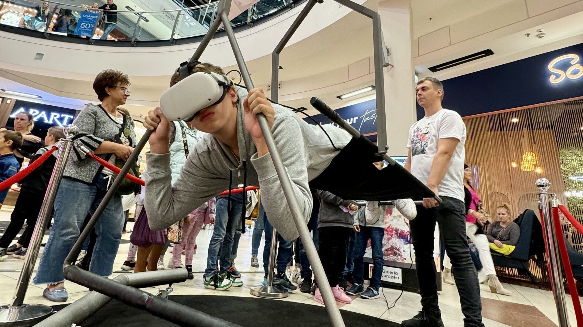 Symulator vr galeria jurajska