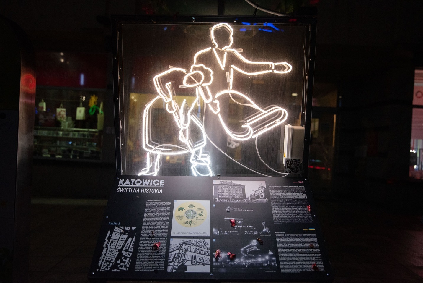 Szlak neonów 3 Maja katowice