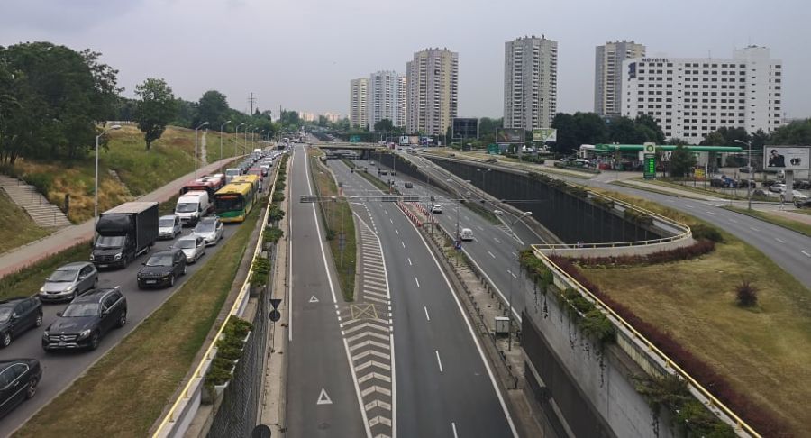 Tunel Katowice korek