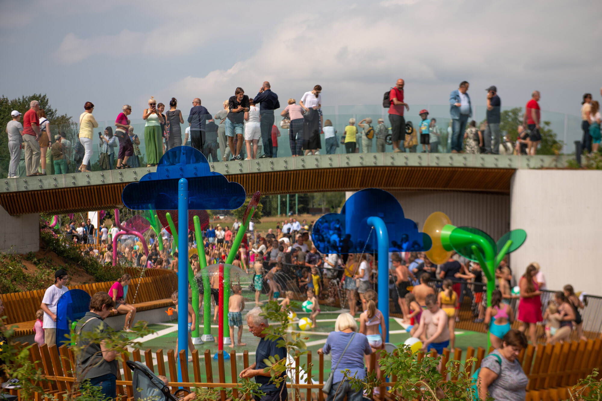 Tychy wodny plac zabaw