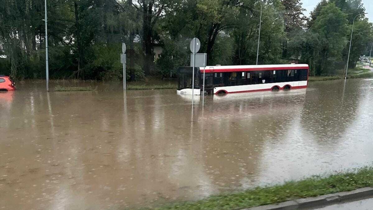 Ulewa dabrowa gornicza