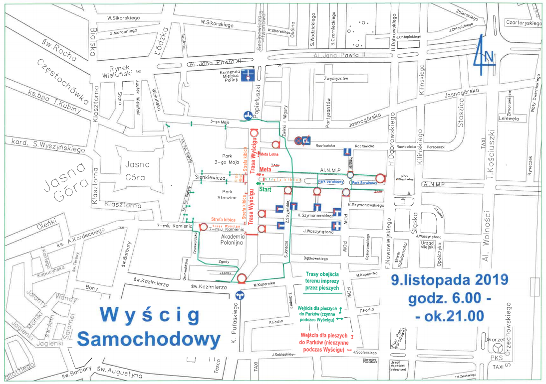 Utrudnienia czestochowa