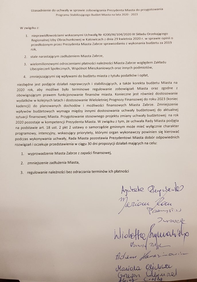 Uzasadnienie uchwa AA y