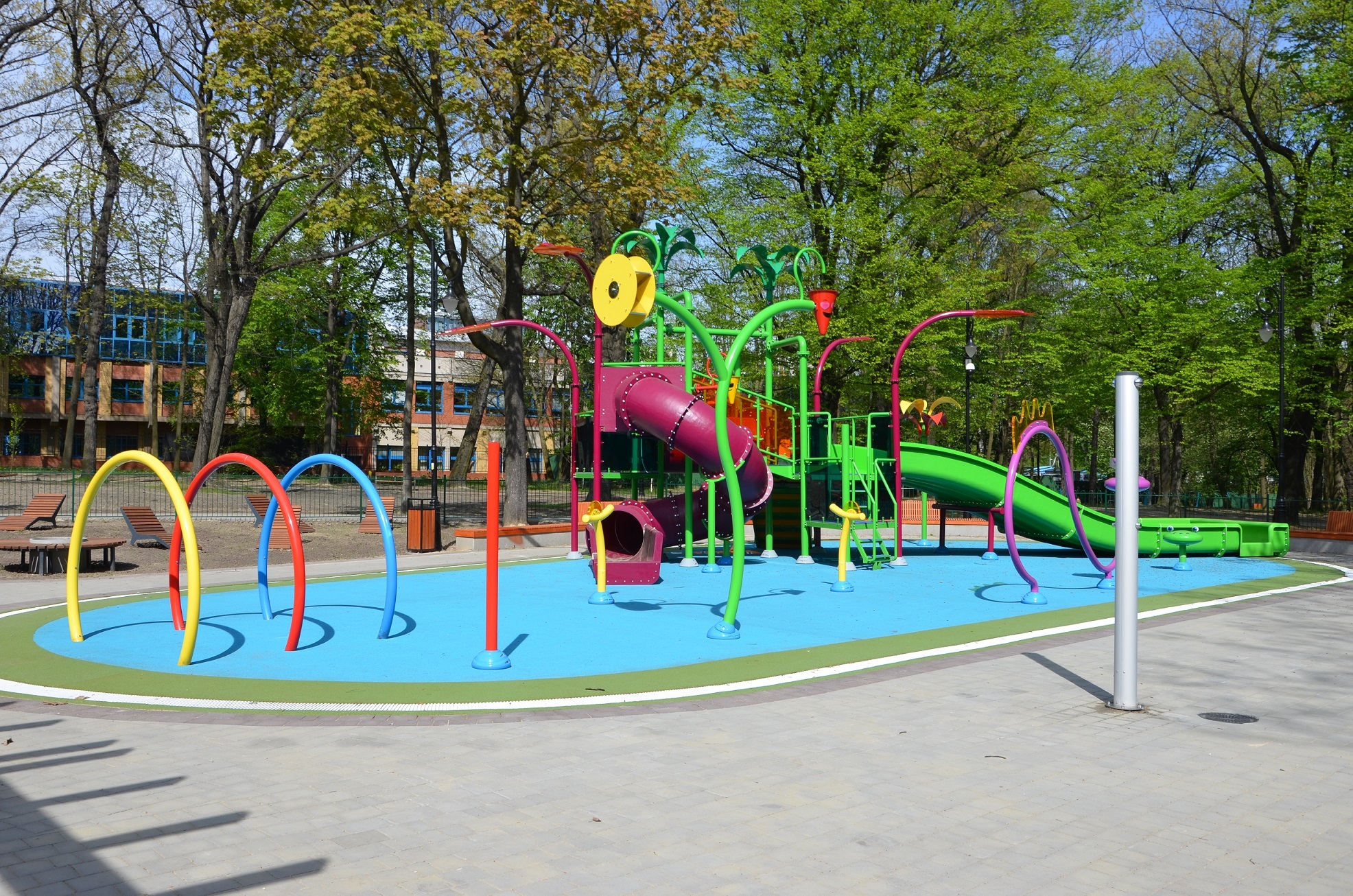 Wodny plac zabaw park hutniczy zabrze