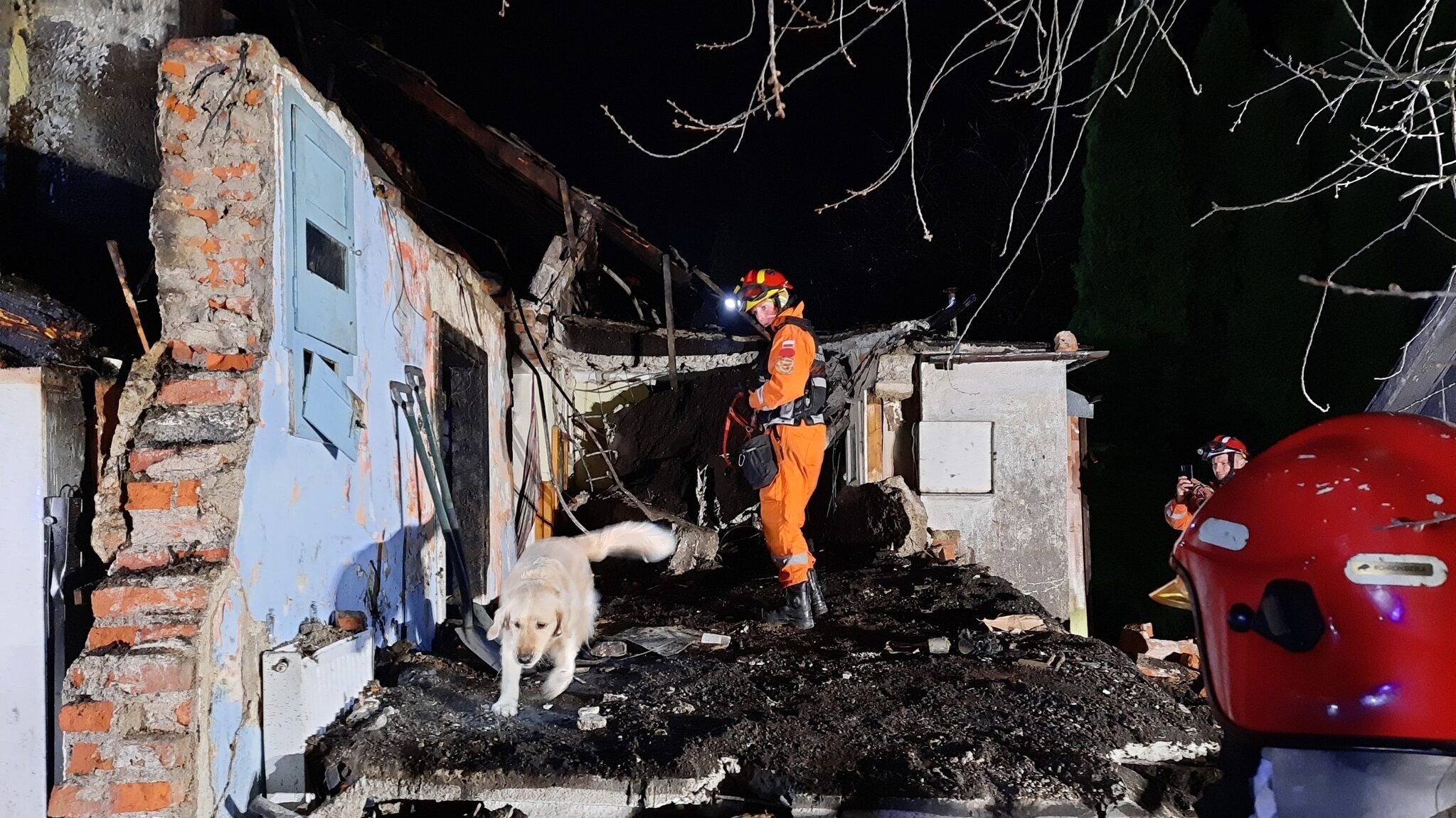 Wybuch gazu cisownica