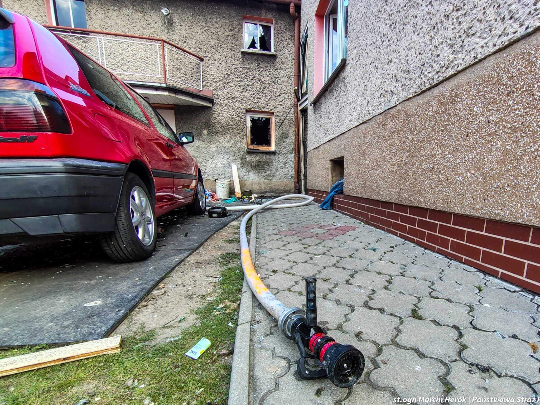 Wybuch gazu w pszowie