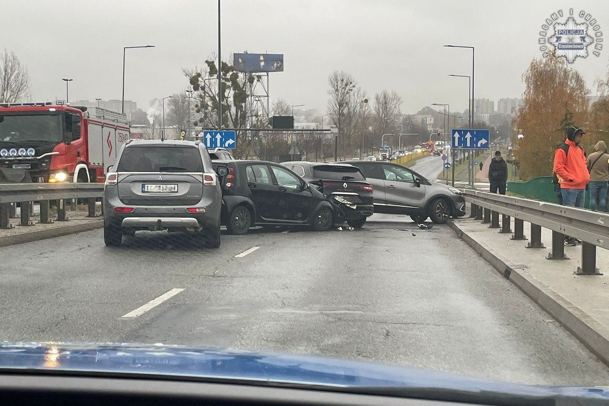 Wypadek czestochowa dzis