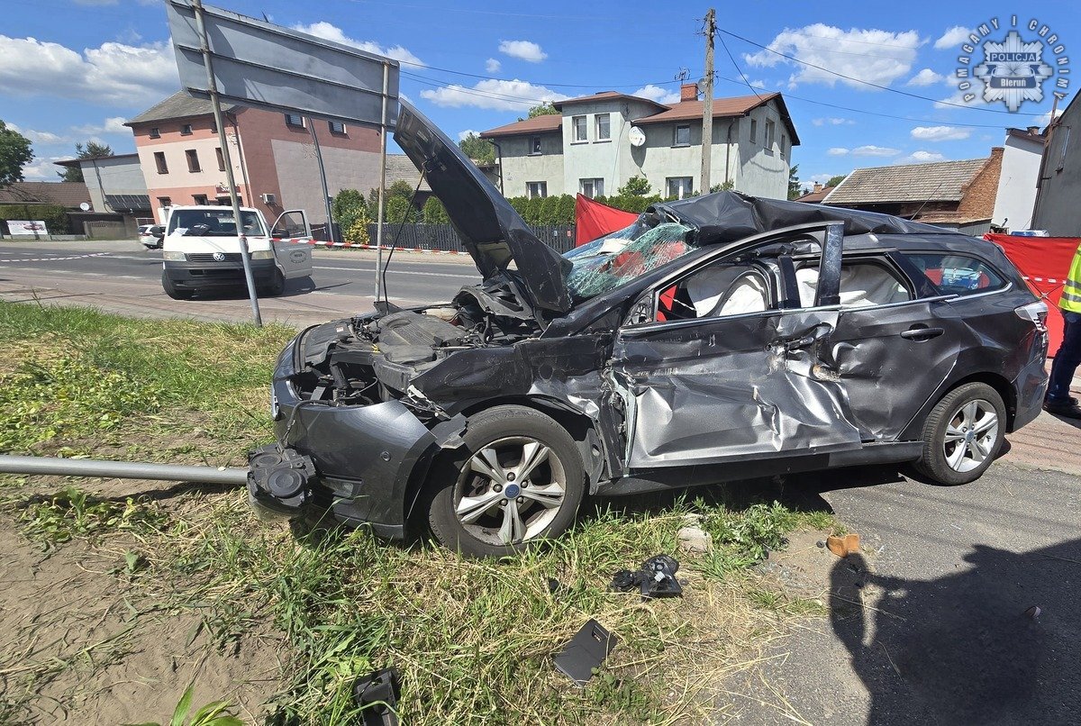 Wypadek lędziny