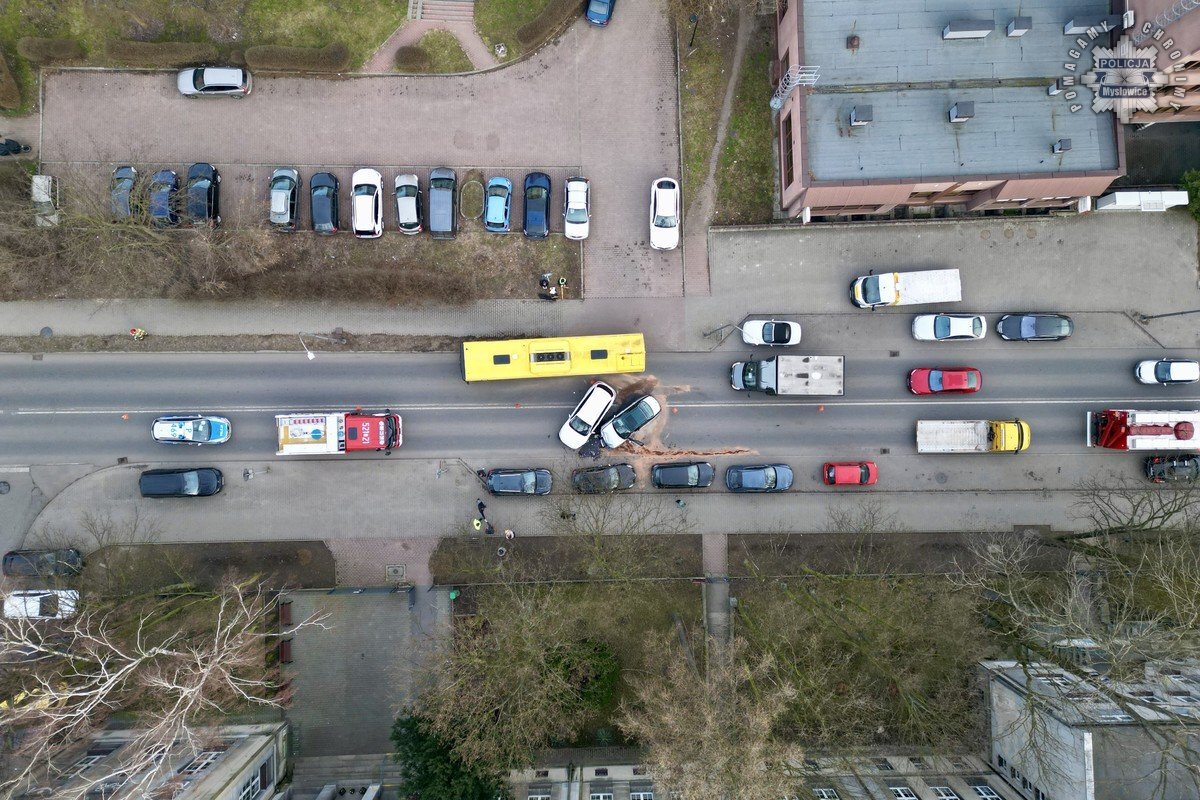 Wypadek na mikołowskiej