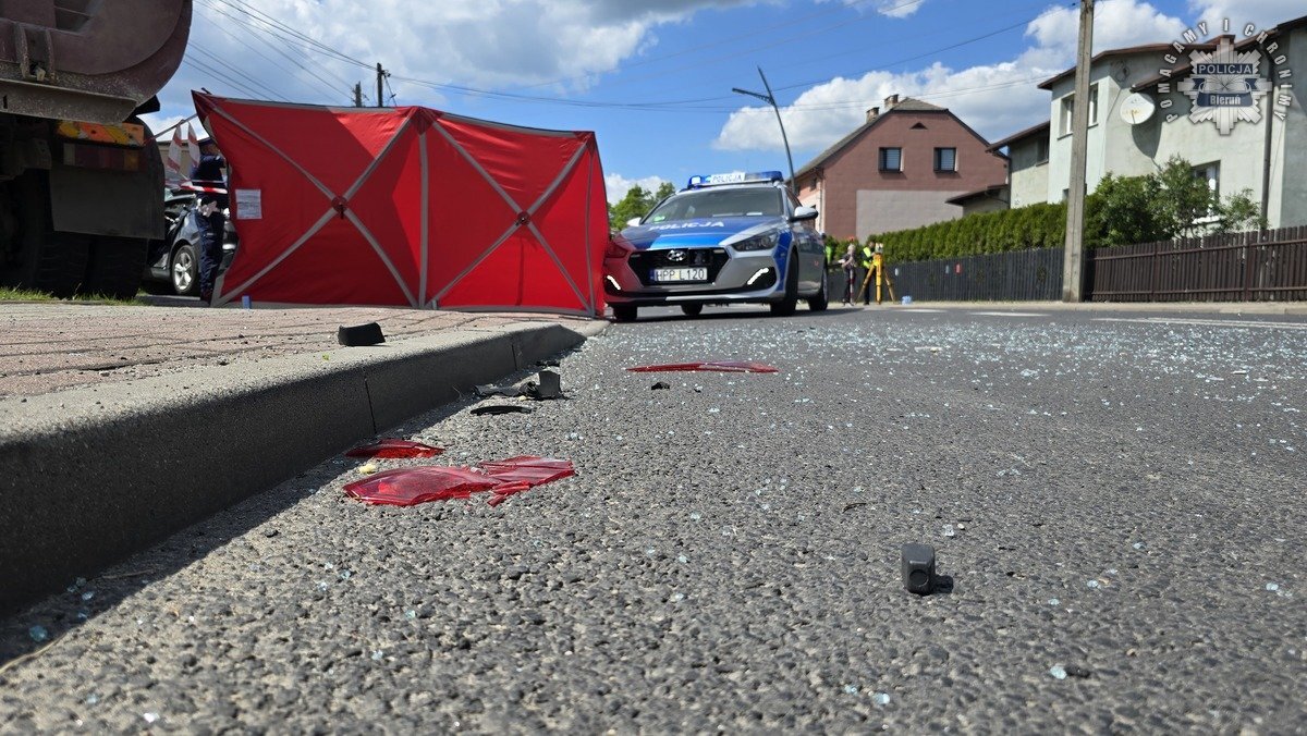 Wypadek smiertelny w ledzinach