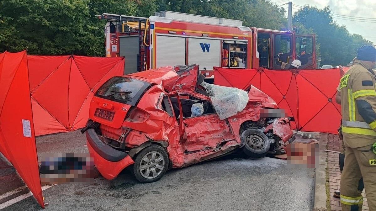 Wypadek smiertelny wodzislaw