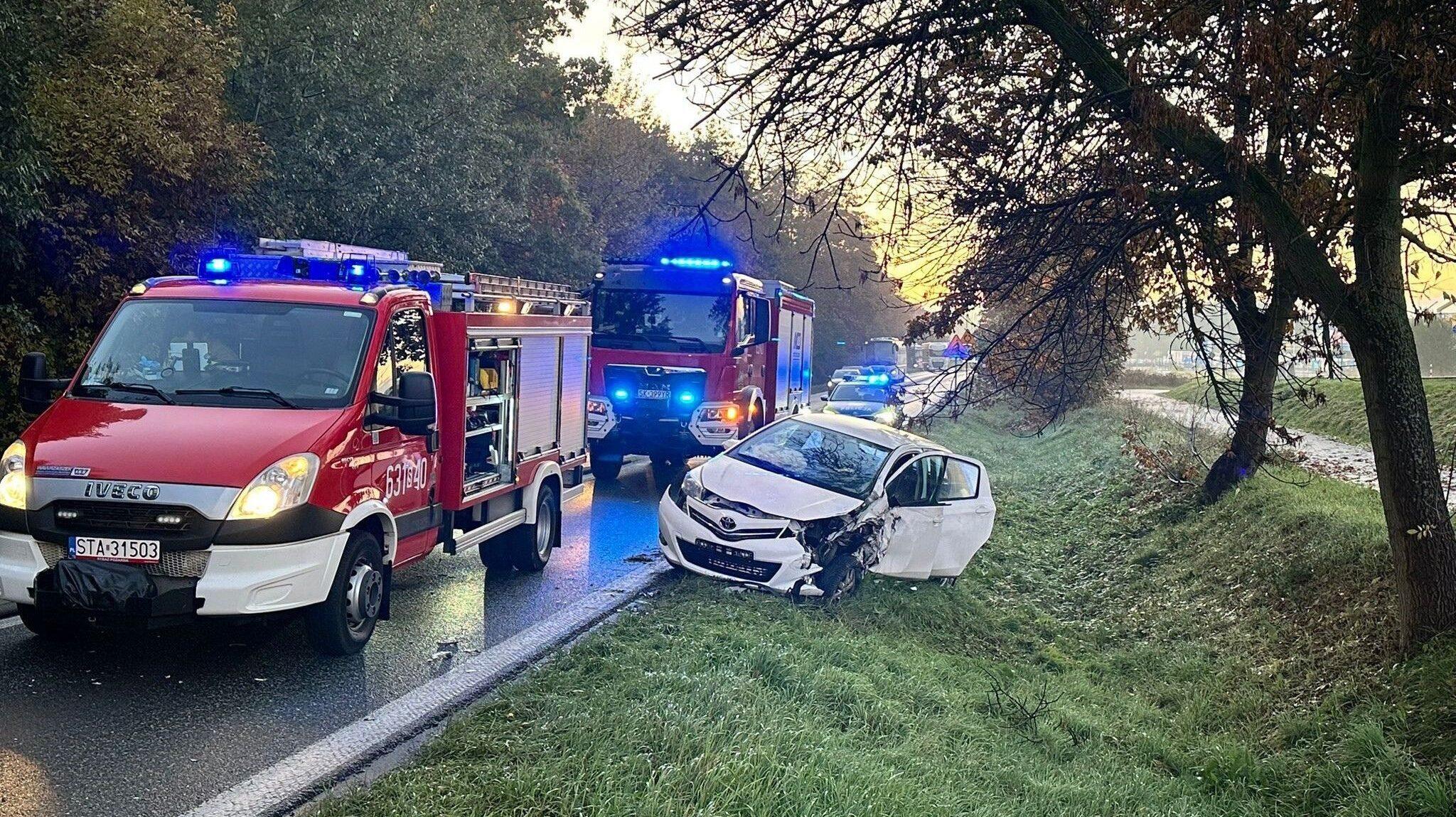 Wypadek tarnowskie góry