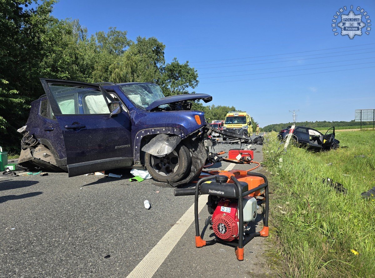 Wypadek w pawłowicach