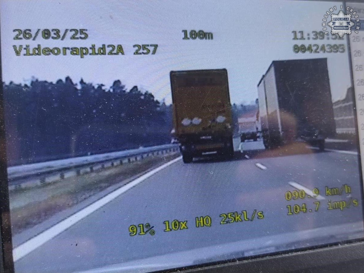 Wyprzedzanie ciezarowek