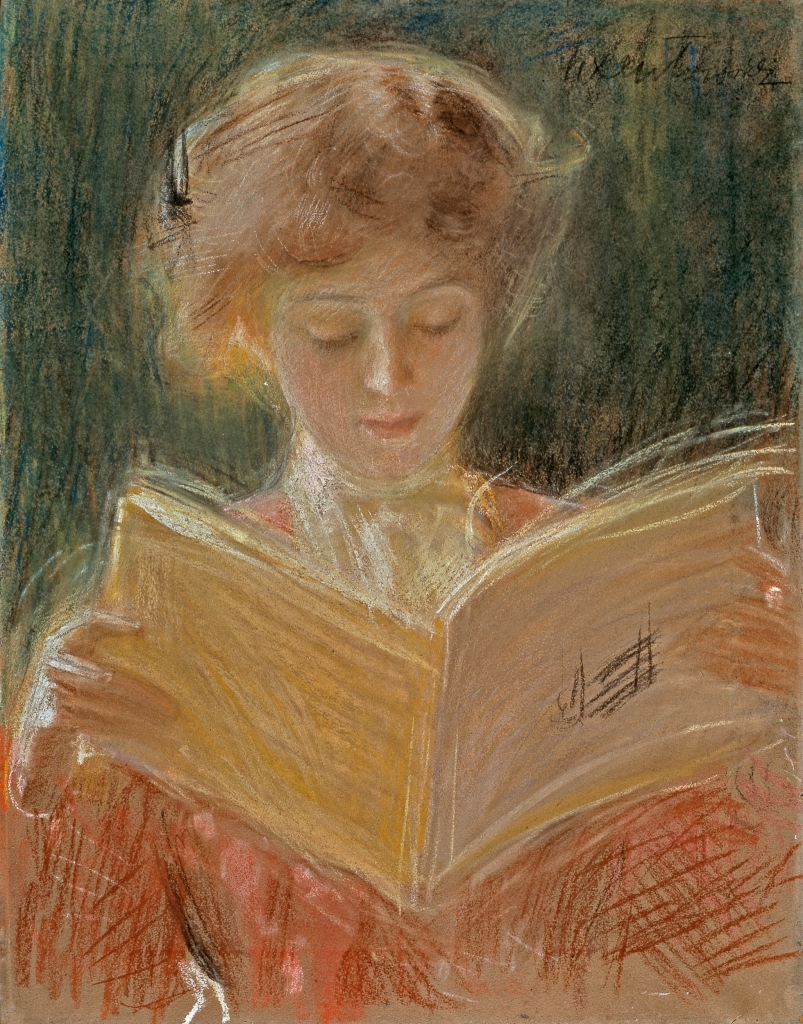 Zaczytana Teodor Axentowicz2 803x1024