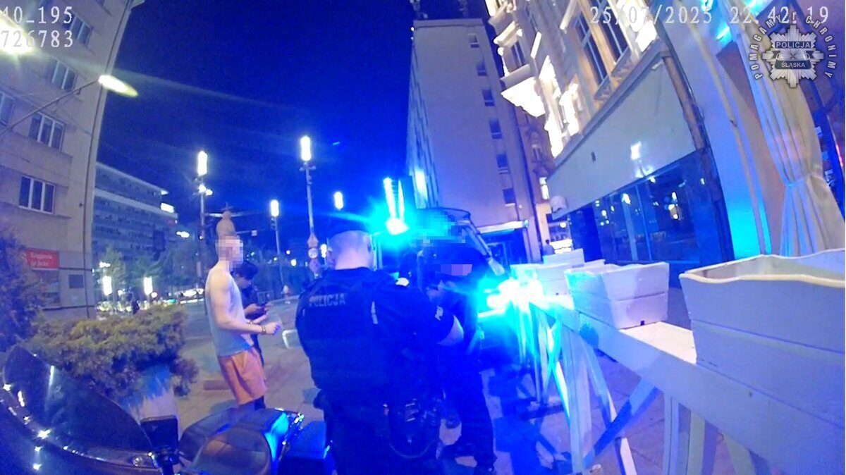 Zatrzymanie pijanego motocyklisty